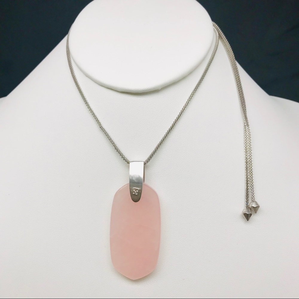 Christmas sale: Kendra Scott INEZ Rose Quartz S tone Necklace